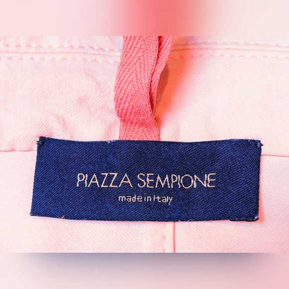 Piazza Sempione M Jacket ice pink stretch cotton blazer pockets unlined light wt - Picture 5 of 8